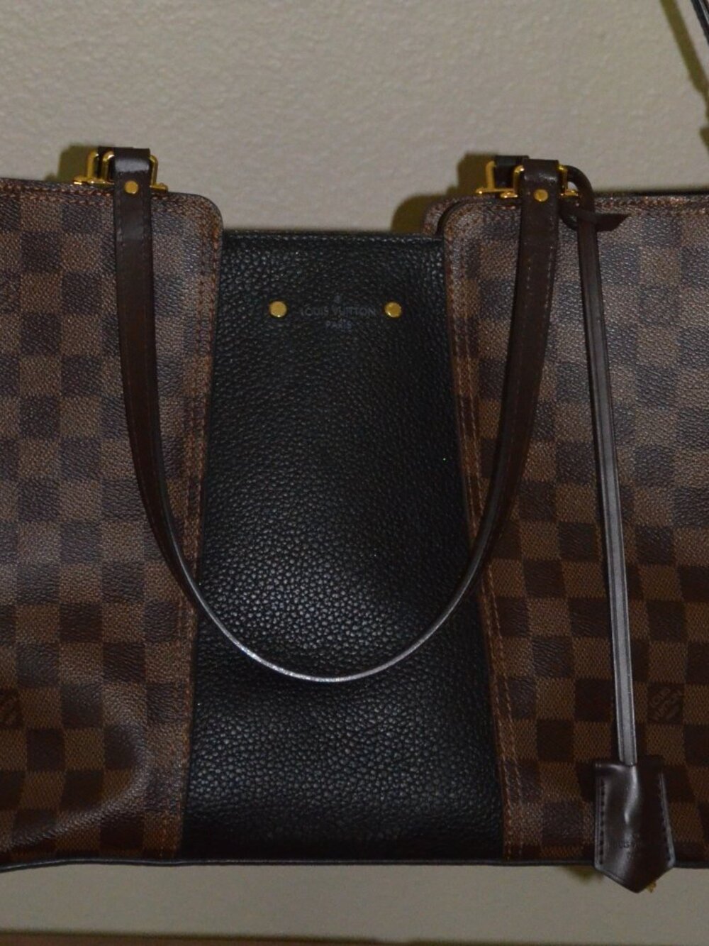 LOUIS VUITTON Damier Ebene Jersey Bag Crossbody